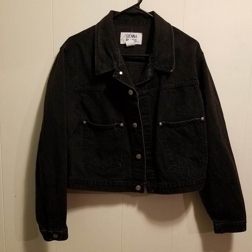 Vintage Black Denim Jacket